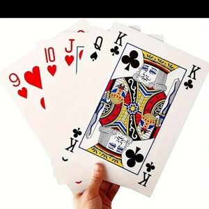 New extra large playing cards set